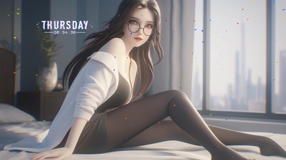 行走间仿佛带着一阵清香