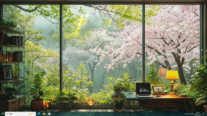 窗外春天
