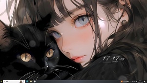 动漫主题--猫系女孩