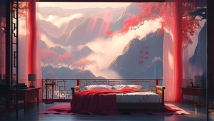 壮观初秋枫叶