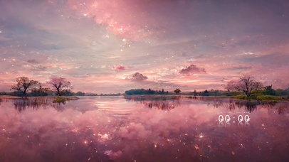 粉色治愈 海天一色