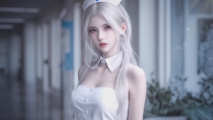 阳光护士女孩