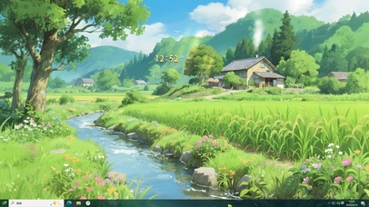 田园农舍稻田 护眼