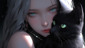 黑猫女孩