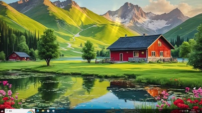 宁静的山谷-桌面主题