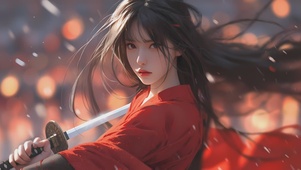 4K，动态，清纯古风美女（禁转