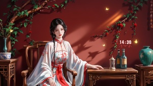 新中式美女