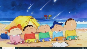 小新的海边露营