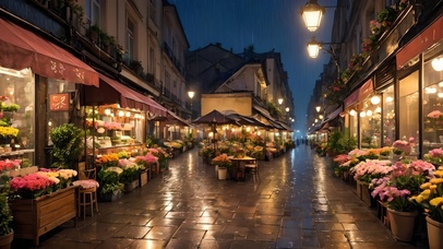 雨夜花市