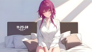 可爱阳光卧室少女
