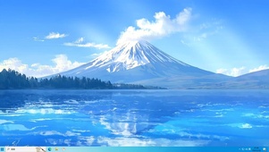 湖蓝