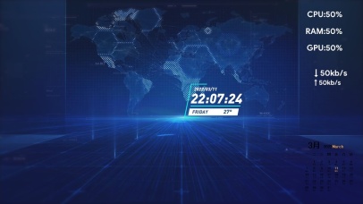 蓝色科技（循环）