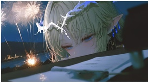 烟花下的少女-卡提希娅