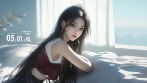 窗边美少女