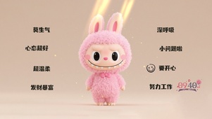 粉色拉布布