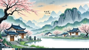 春雨 江南