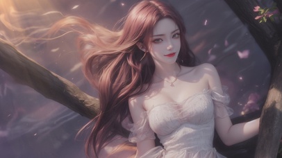 唯美秀丽国漫女神美杜莎