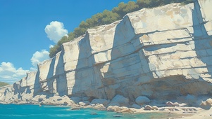 白色巨岩海岸