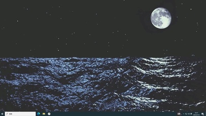 月下海洋风暴主题