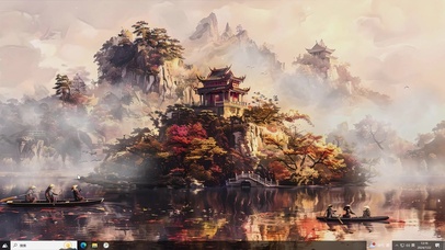 古风海景-桌面主题