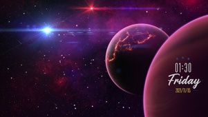 宇宙双星奇观