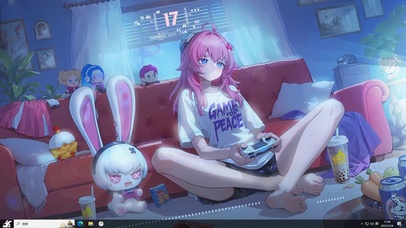 和平精英爆裂萌兔-夜晚