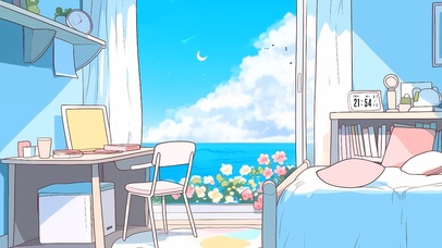 治愈 海岸小屋