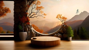 秋天的早晨