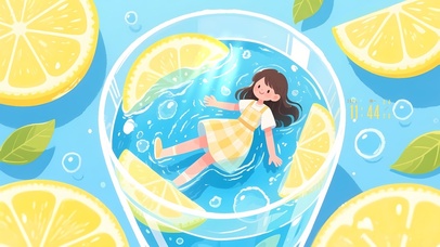 清新冰爽柠檬