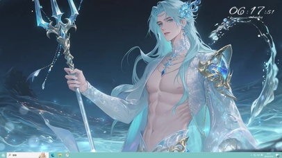 手握三叉戟的海神大祭司