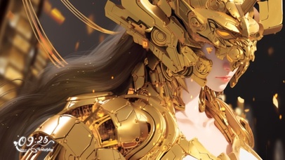 黄金机甲女骑士