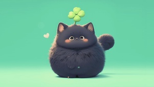 四叶猫咪