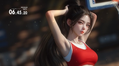 4K运动清纯美女