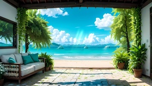 海景庭院