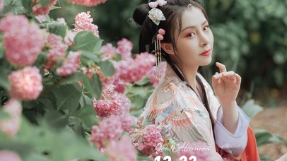 4K古风汉服美女