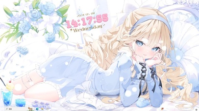 清新可爱美少女主题