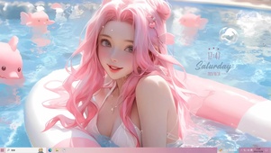 清纯水中阿狸	