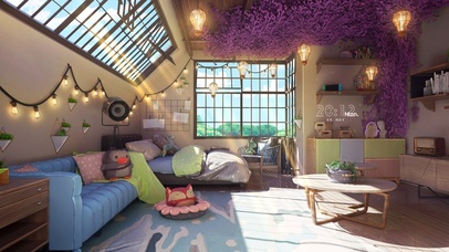 治愈午后阳光房间