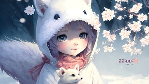 雪狐女孩