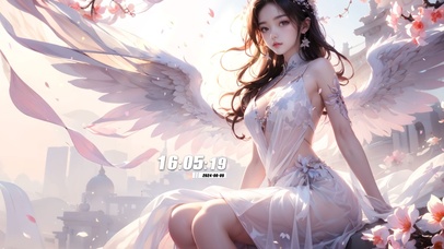 唯美国风纱裙美女