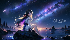 治愈唯美星海少女