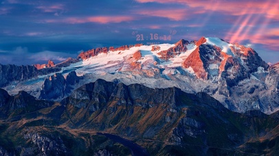 唯美落日晚霞风景