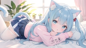 可爱房间猫耳萝莉