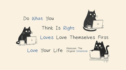 简约ins风|黑白工作猫