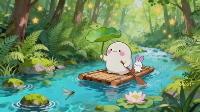 治愈可爱团子森林漂流