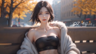 纯欲系等待的女孩