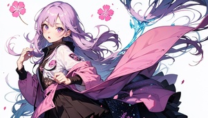 神采飞扬的AI少女