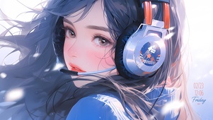 淡颜少女