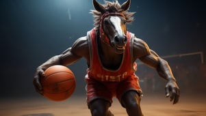 十二生肖之马篮球运动员