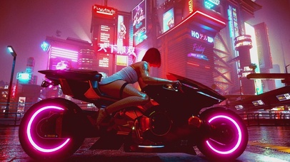 059-赛博朋克-机车女神